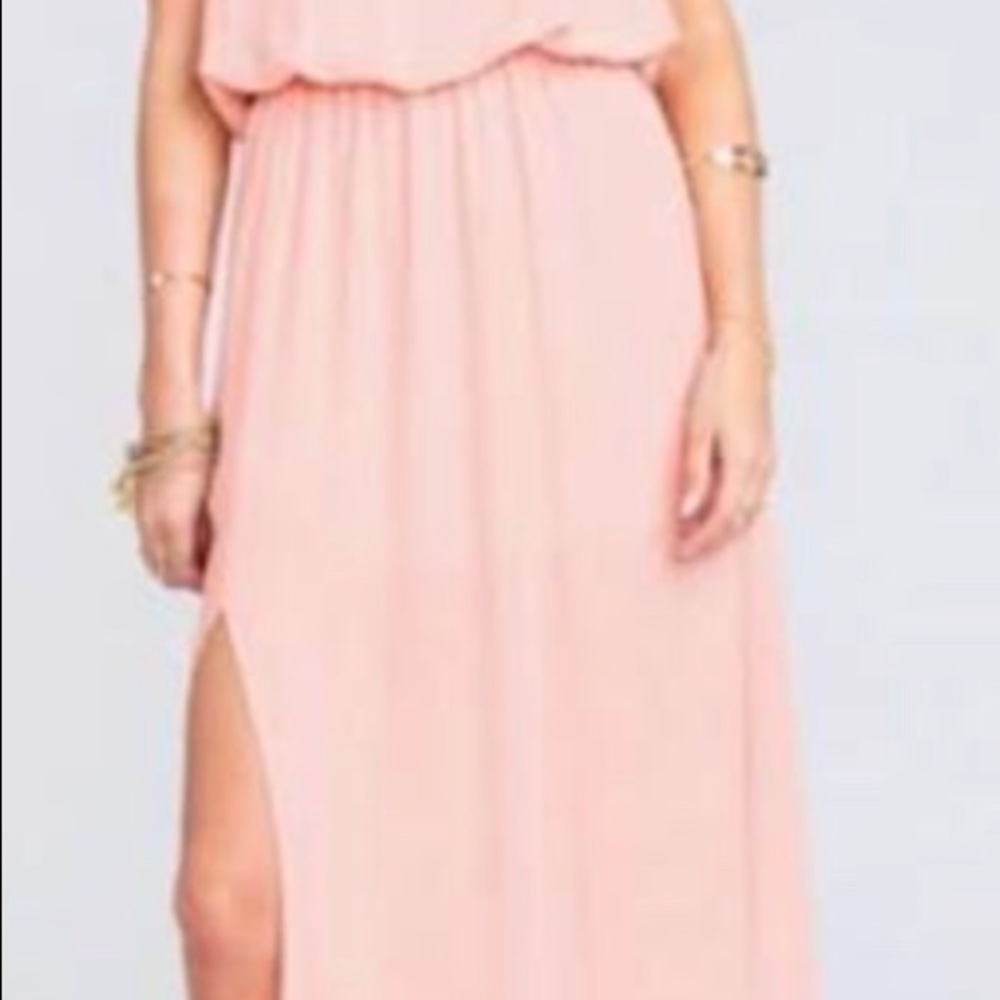 Show Me Your Mumu Maxi Dress in Champagne SIZE : L